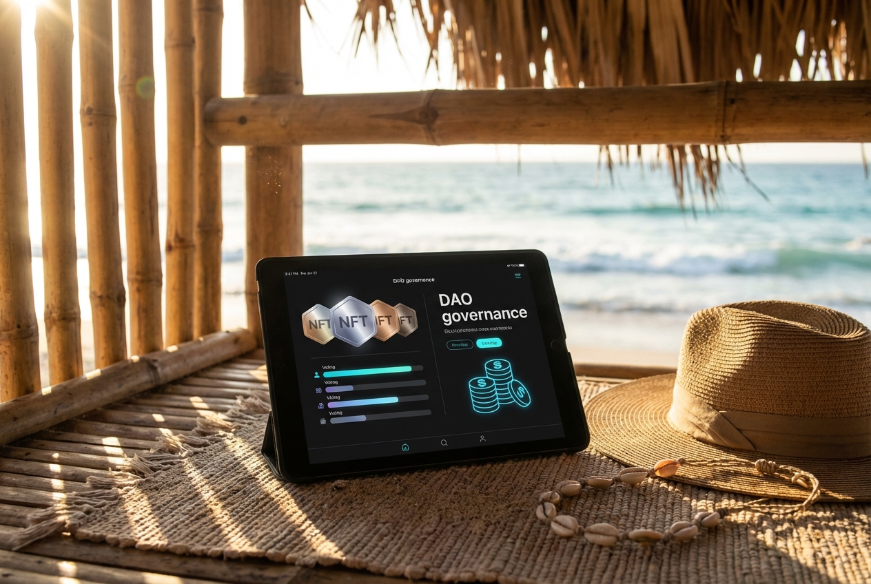 Tiered NFT Badges for DAO Governance Voting Power and Rewards