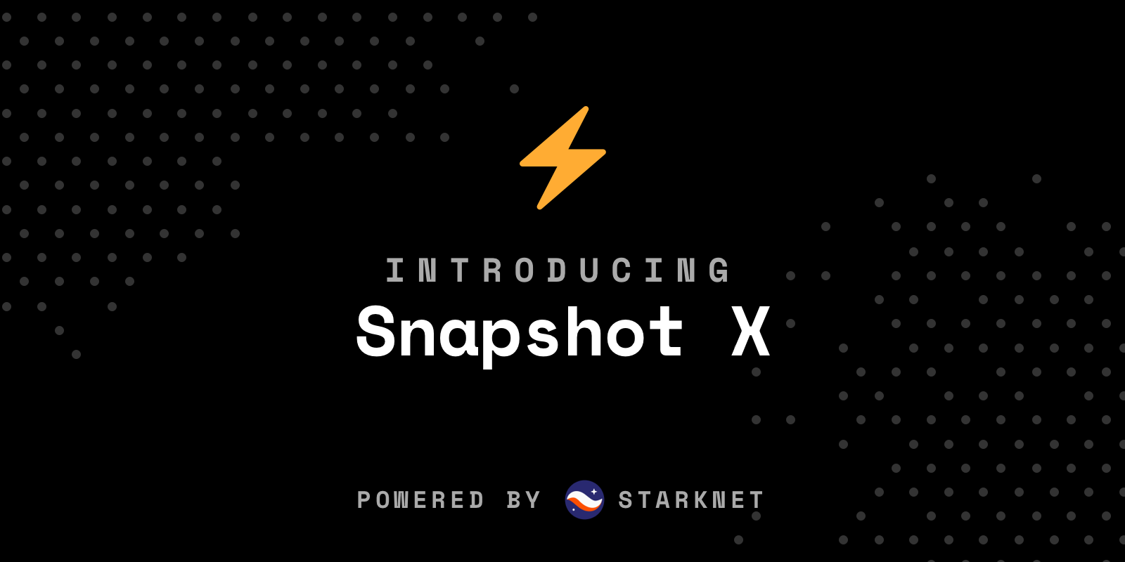 Snapshot X cross-chain NFT DAO governance