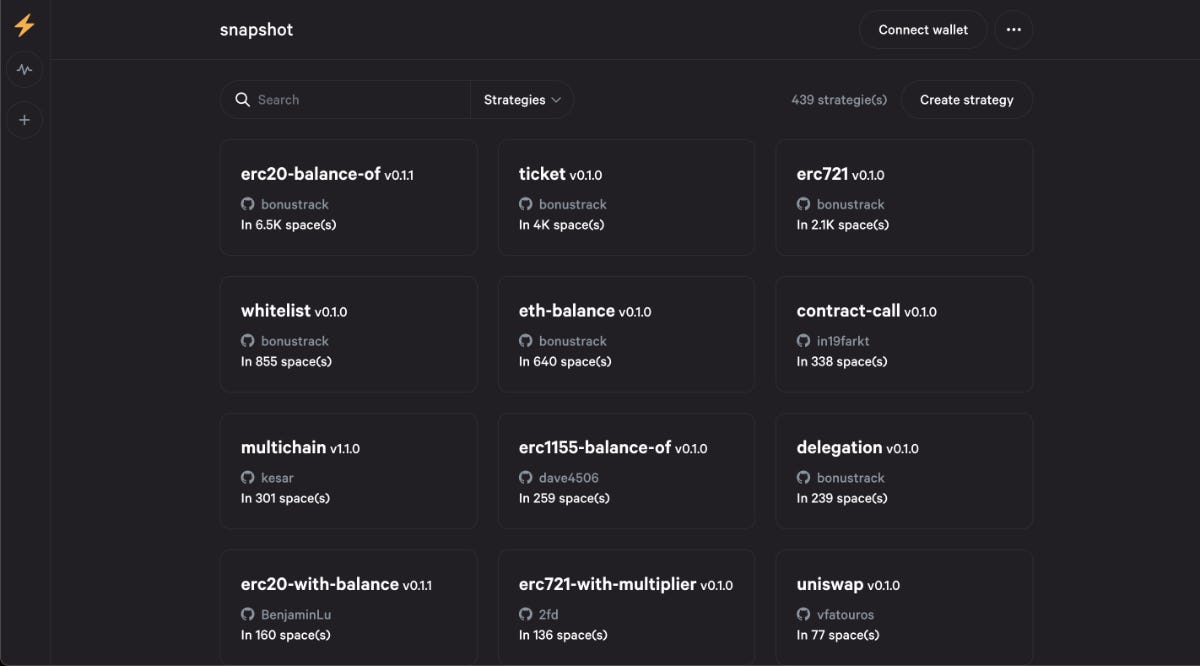Snapshot DAO NFT badge integration