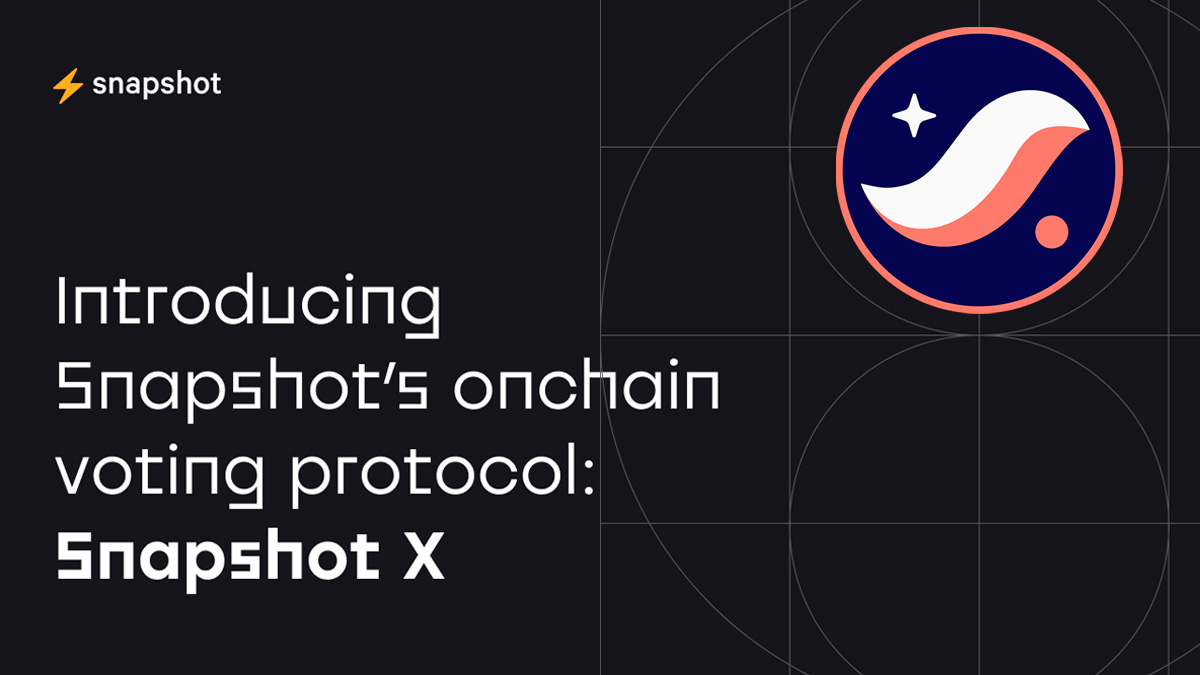 Snapshot DAO voting platform interface